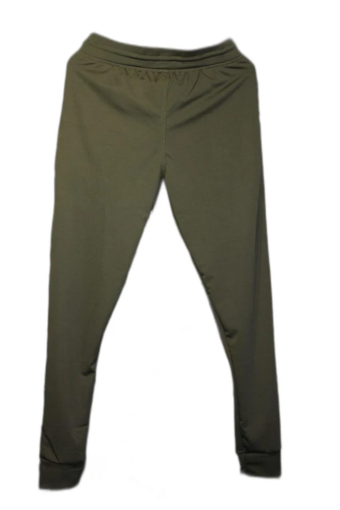 Male Four Way Lycra Men Green Jogger Track Pant