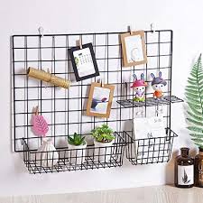 Mild Steel Grid Wall Mounted Basket